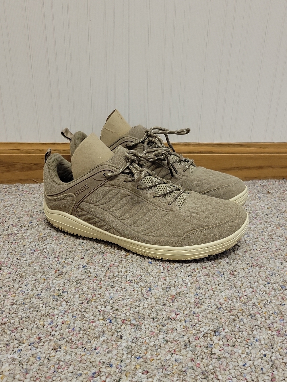 Hike Ridge Plus Tan Suede Casual Sneakers. Women's 9/9.5 Wide Toe Box Athleisure - Picture 2 of 8